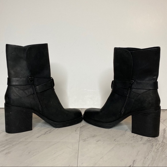 New! Korks Meegan Mid Shaft Black Leather Boot 9.5 - Picture 4 of 14
